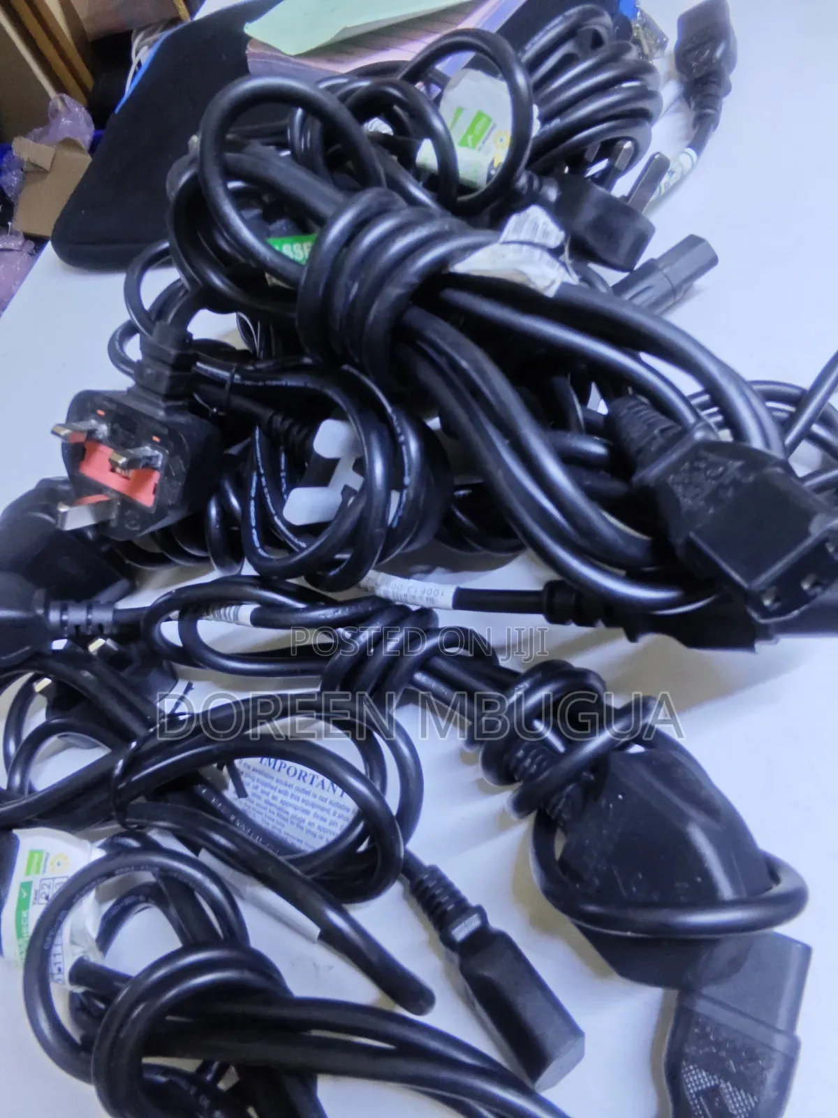 Ex Uk Original Fused Power Cables