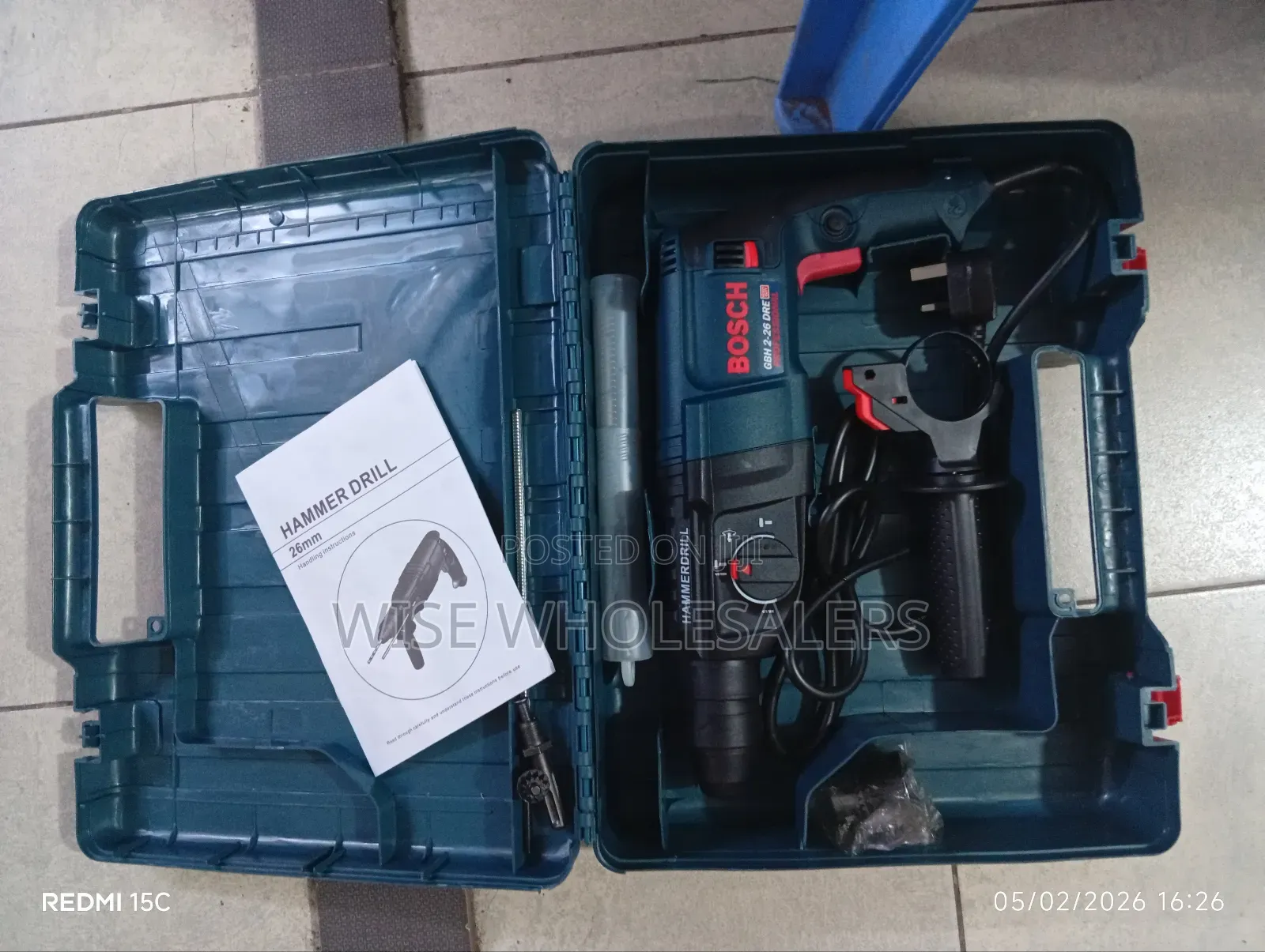 Bosch GBH 2-20 Dre Professional Rotary Hammer Drill