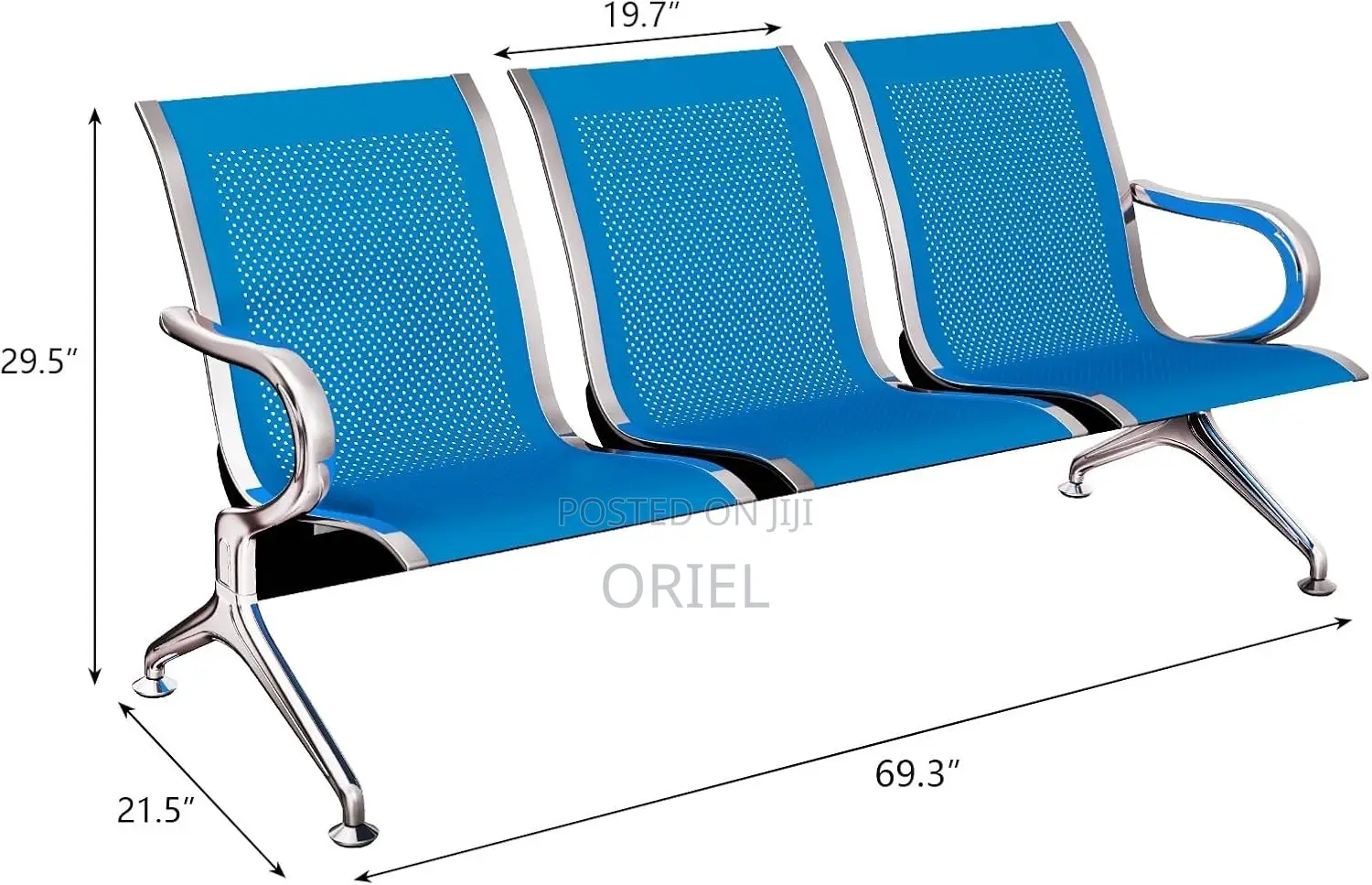 3-Seater Reception Seating Unit