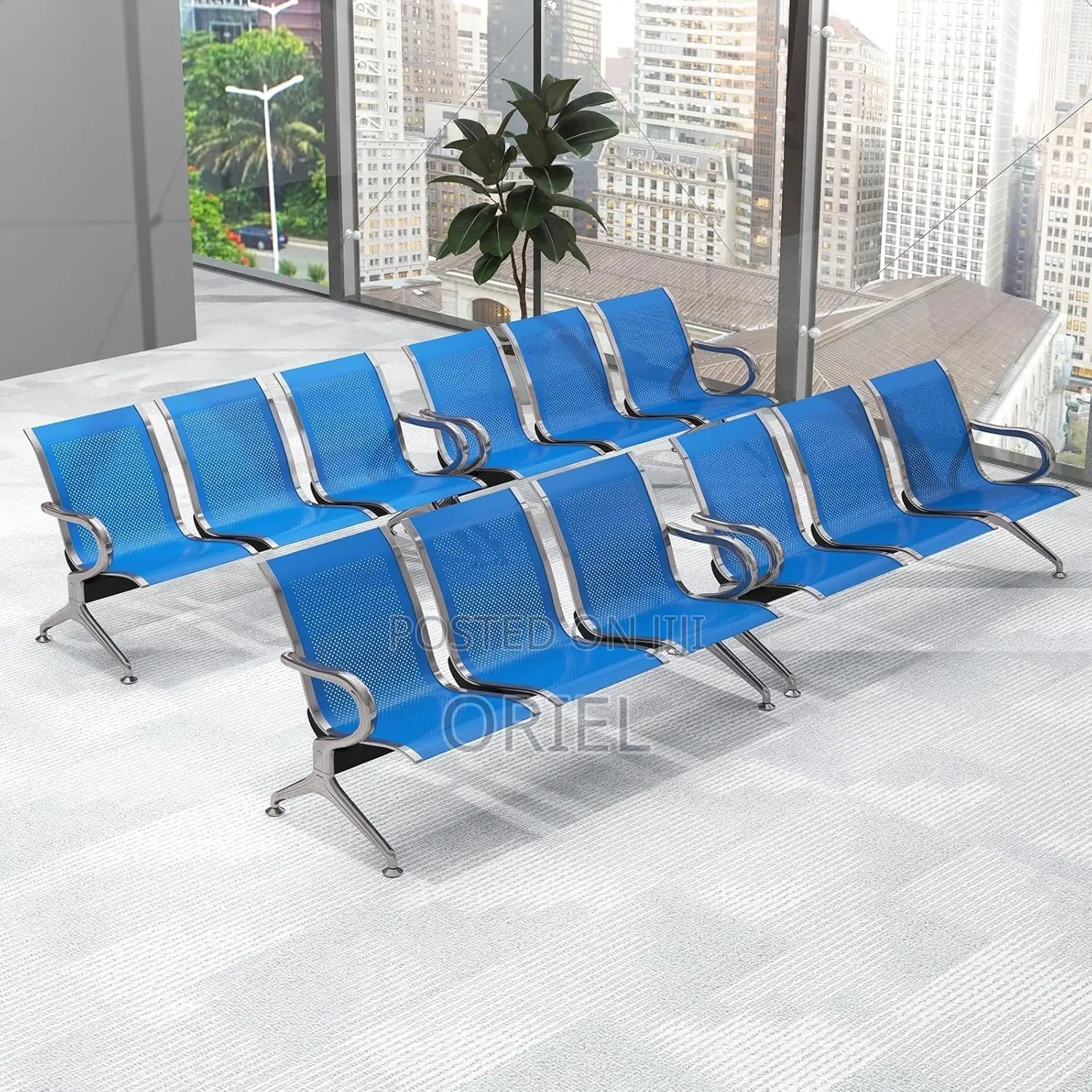 3-Seater Reception Seating Unit