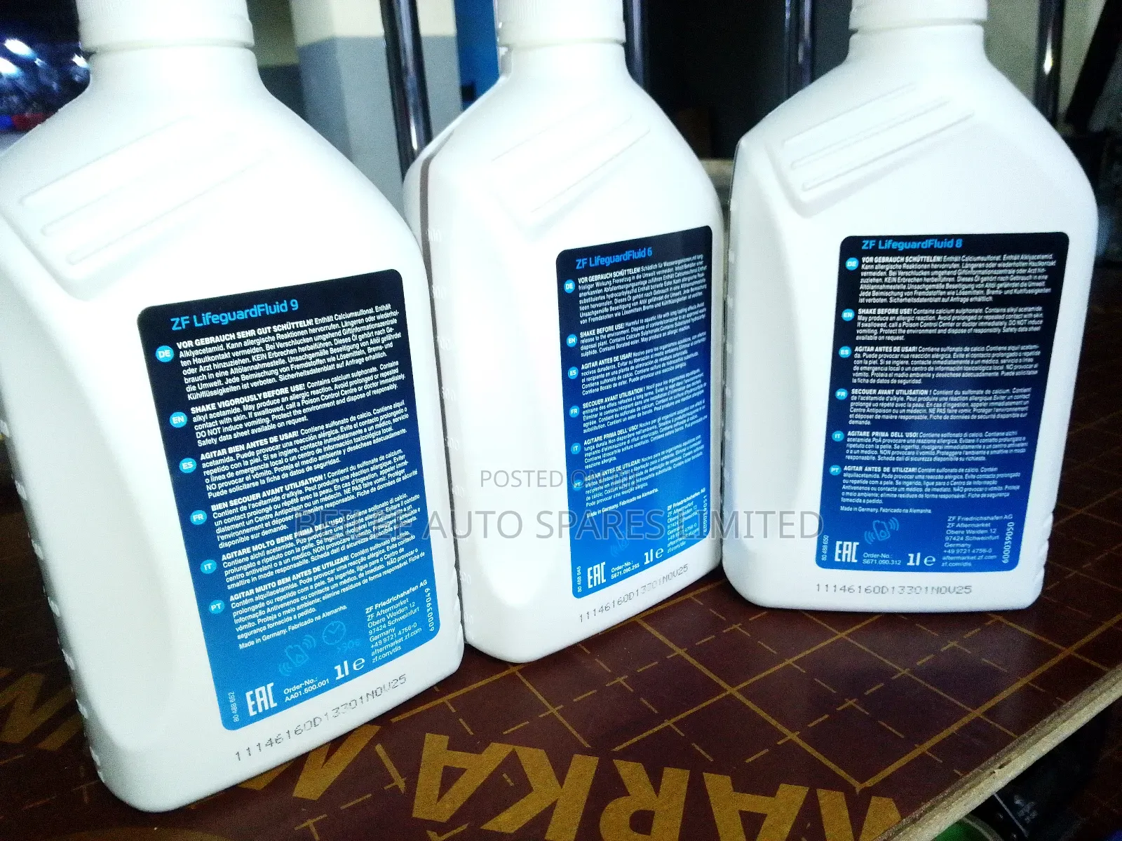 Zf Lifeguard Gearbox 1 Litre Fluid 6/8/9 Speed Bmw, Audi, Rover
