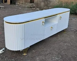 5.5 Feet Long Wooden Tv Stand + Free Home Delivery.