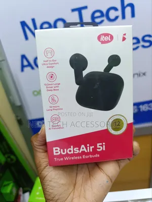 Itel Budsair 5i Wireless Earbuds ( Half in-Ear Design)