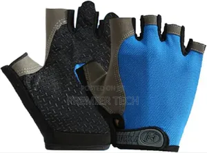 Gym Anti Slip Half Finger Gloves Breathable Dumbbells Gloves