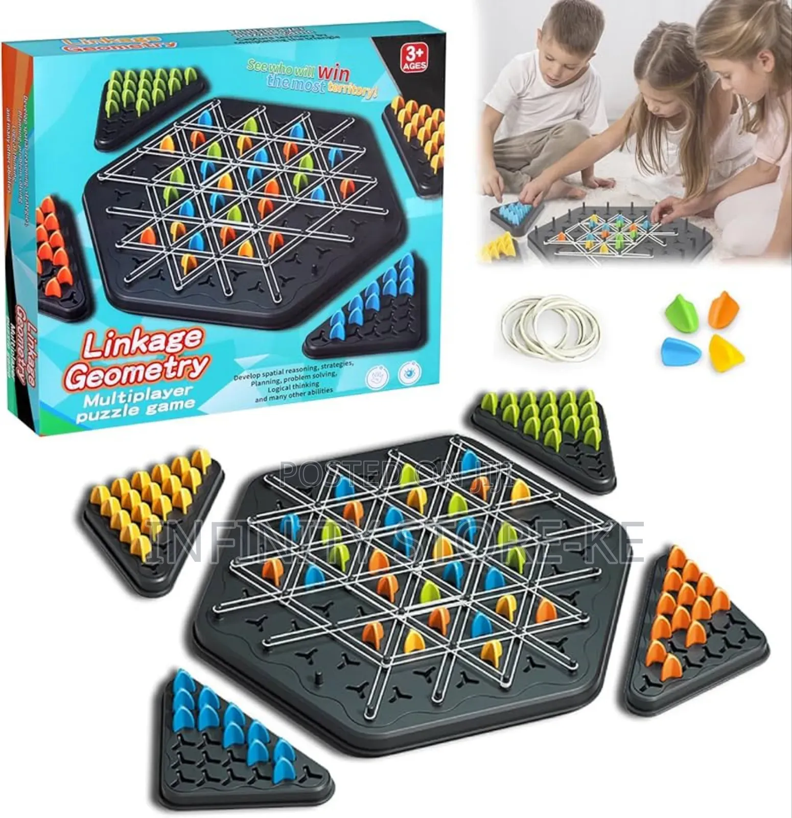 Linkage Board Game Strategy Family Fun Educational Tabletop Game