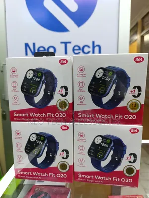 Itel Smart Watch Fit 020( With Extra Black Strap) Blue