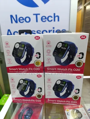 Itel Smart Watch Fit 020( With Extra Black Strap) Blue