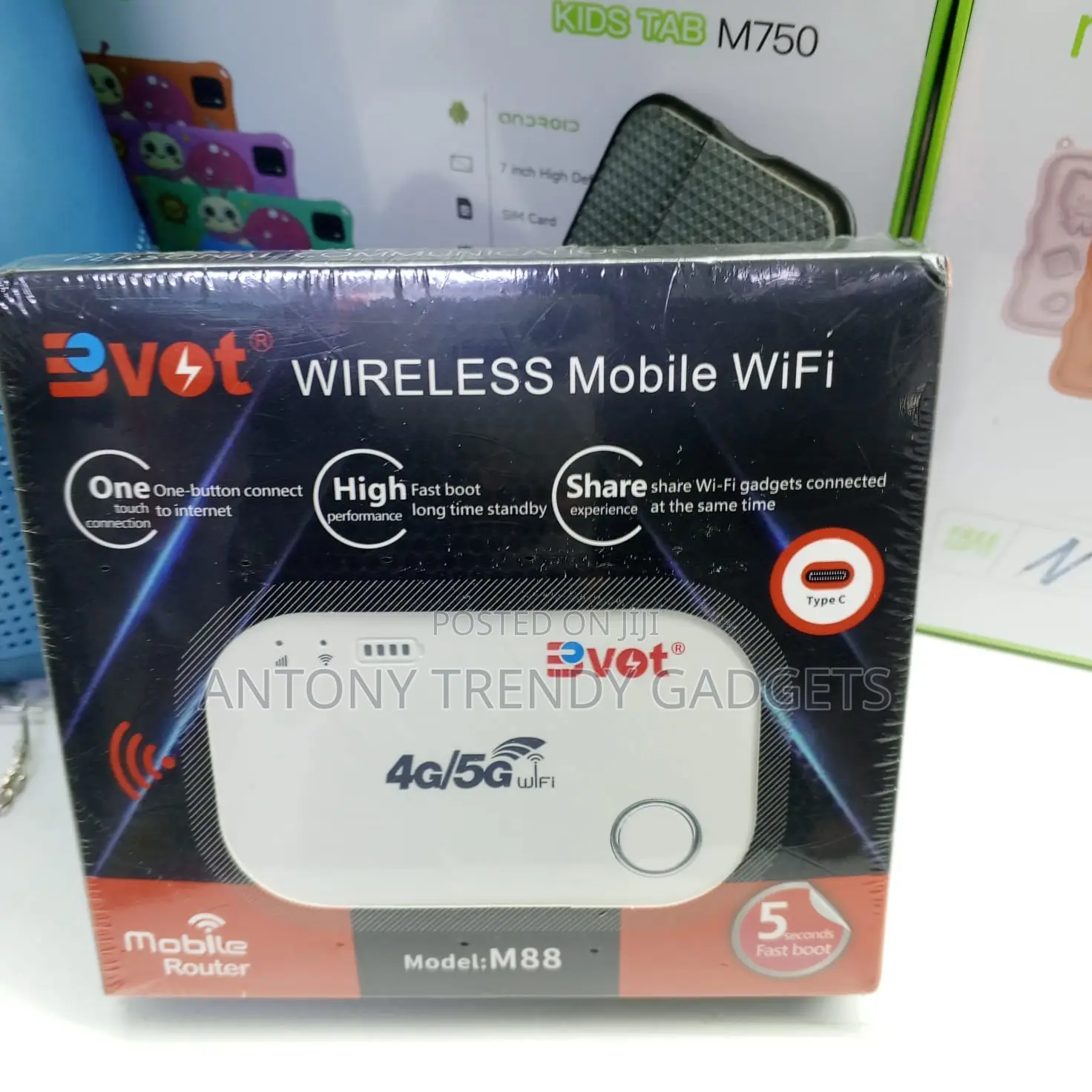 Bvot Mifi 4g/5g Travel Wifi Hotspot Device