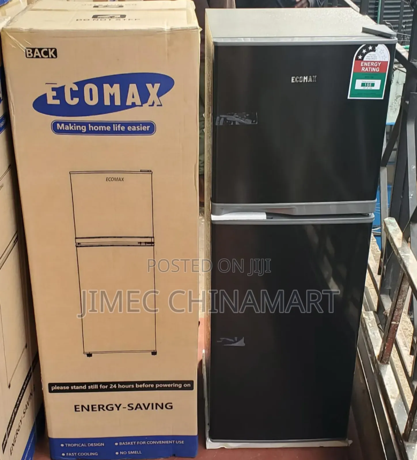 138l Ecomax Dark Silver Double Door Refrigerator