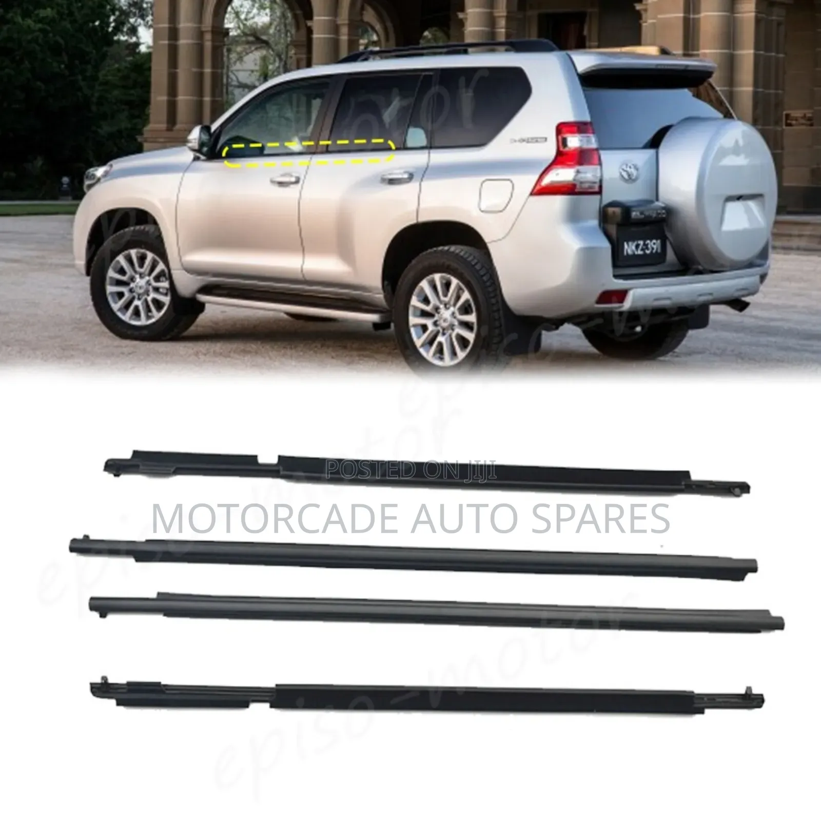 Landcruiser Prado Fj 150 Window Weather Strips