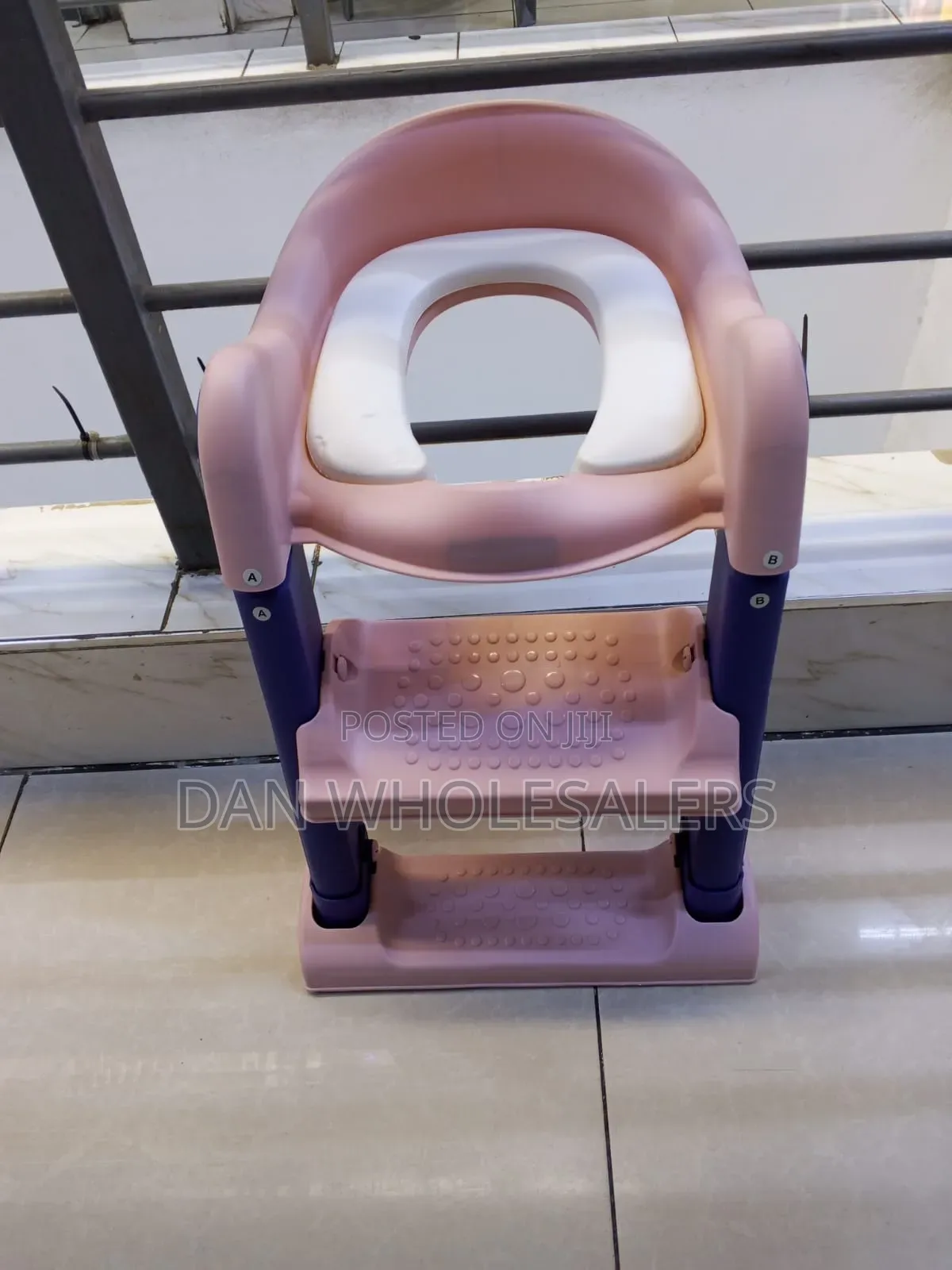 Toilet Ladder With Soft Cushioned Seat