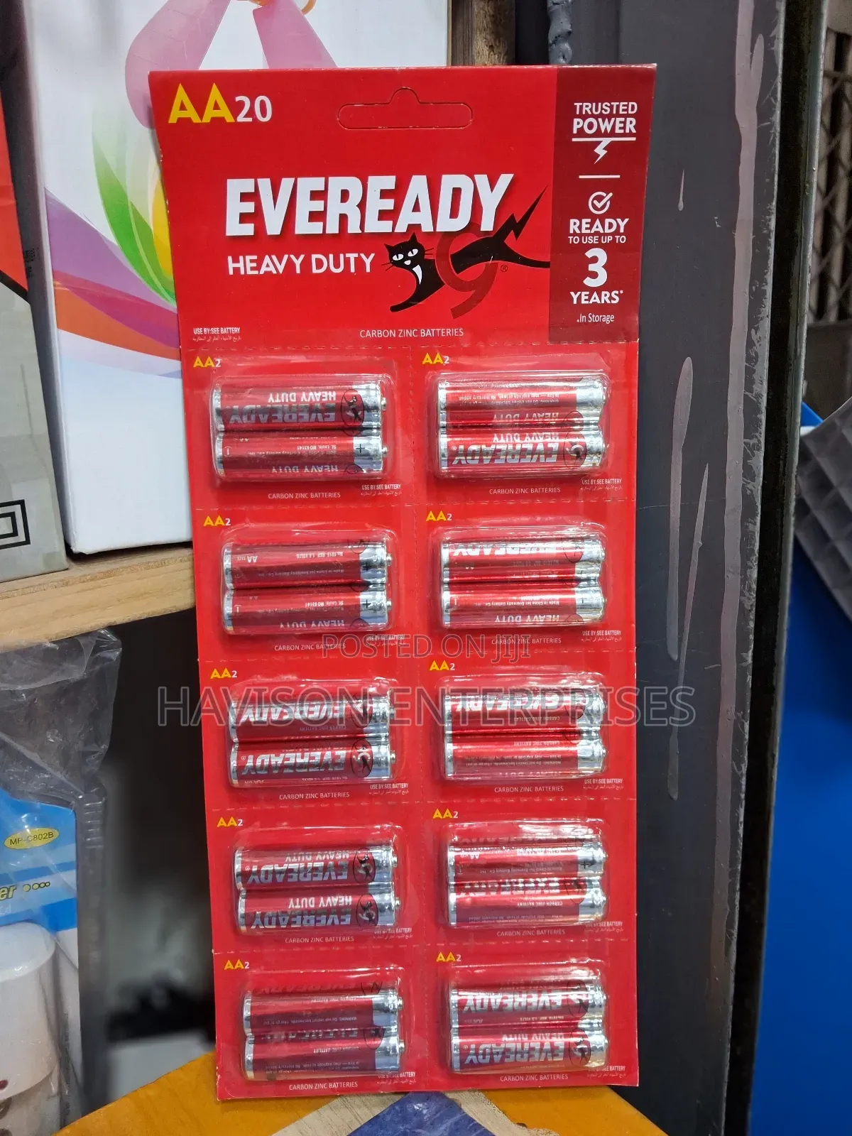 Aa Eveready Batteries