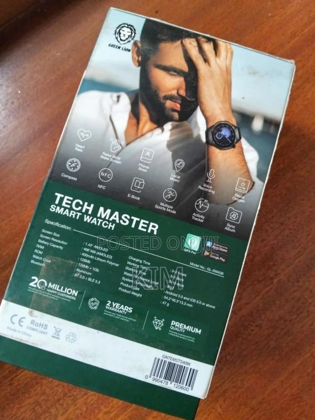 Tech Master Smart Watch – Amoled | NFC | Ip67 - thumbnail 2