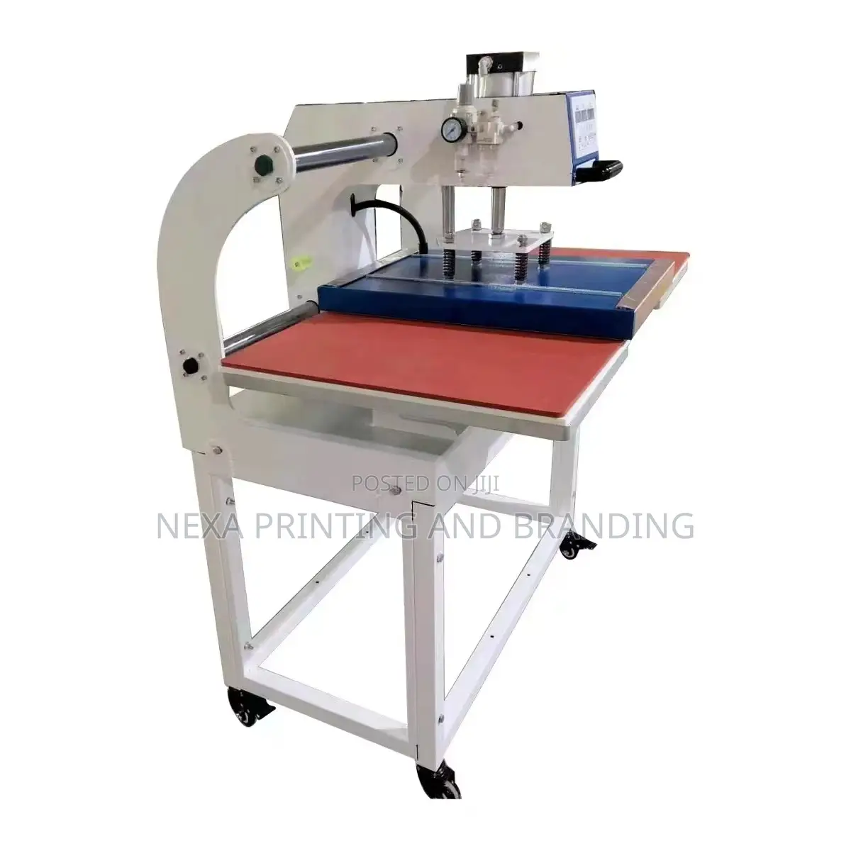 A2 Size Double Station Pneumatic Flatbed Heatpress Machine