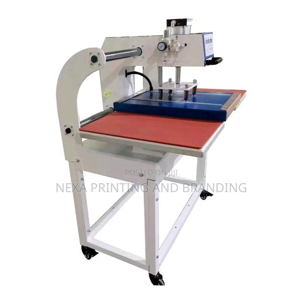 A2 Size Double Station Pneumatic Flatbed Heatpress Machine - thumbnail 2