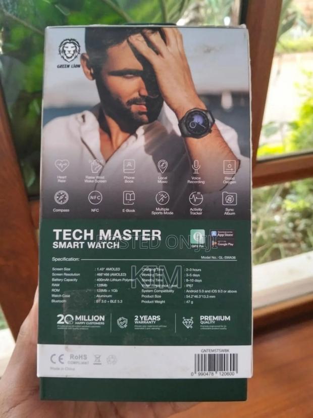 Tech Master Smart Watch – Amoled | NFC | Ip67 - thumbnail 5