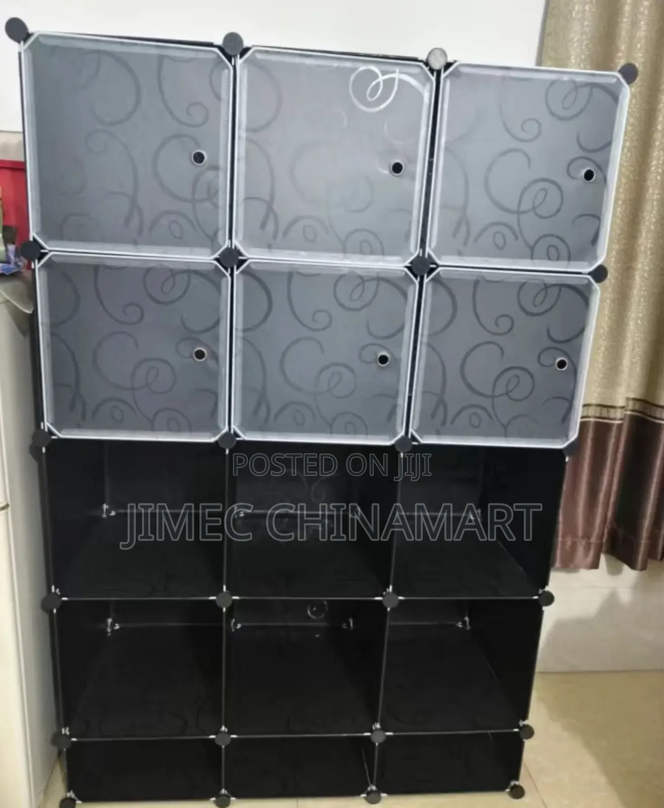3-Column Heavy Plastic Wardrobe