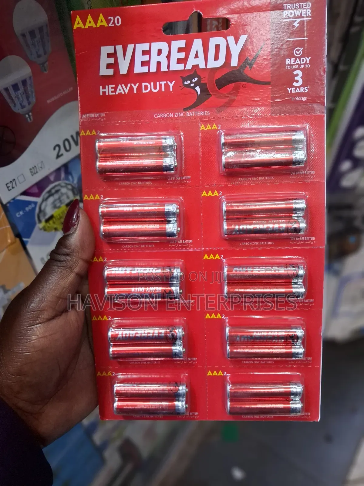 Aaa Eveready Batteries