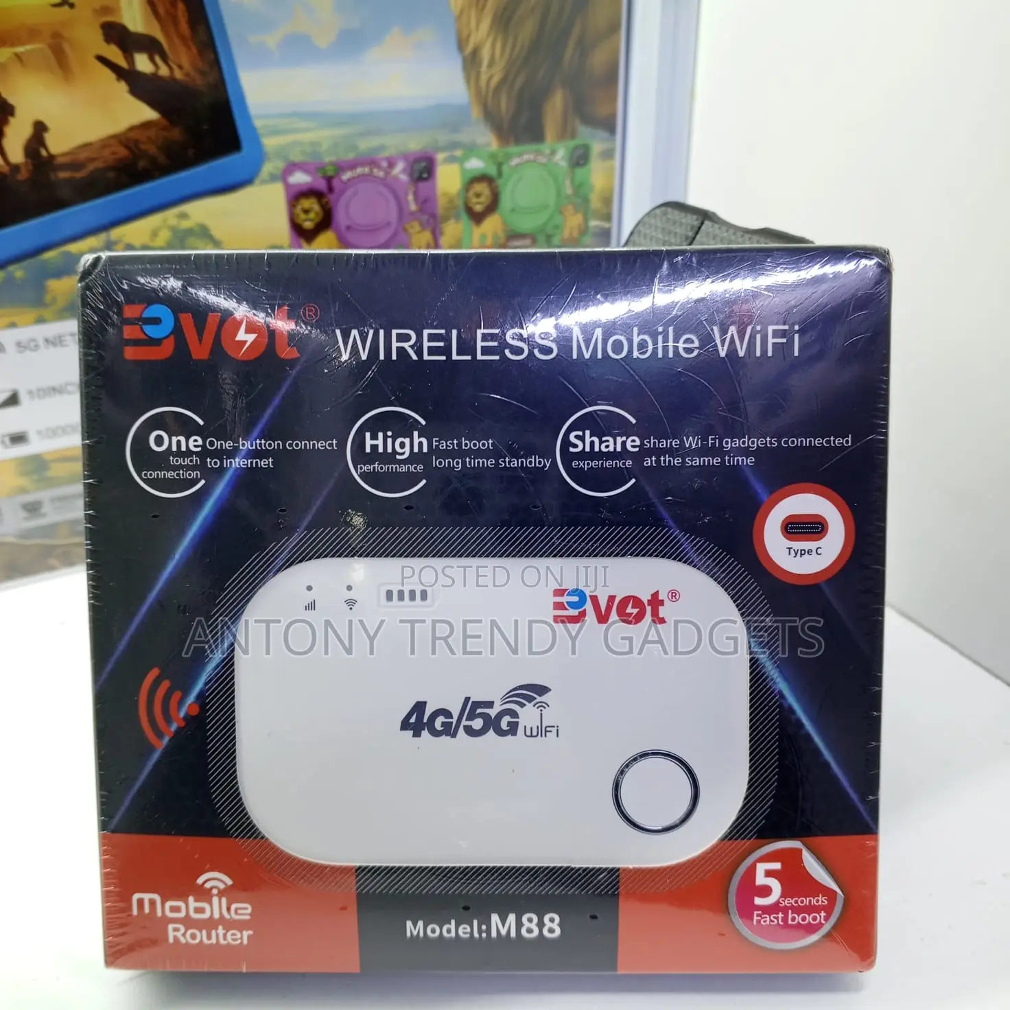 Bvot Mifi 5g Portable Hotspot For Home & Travel