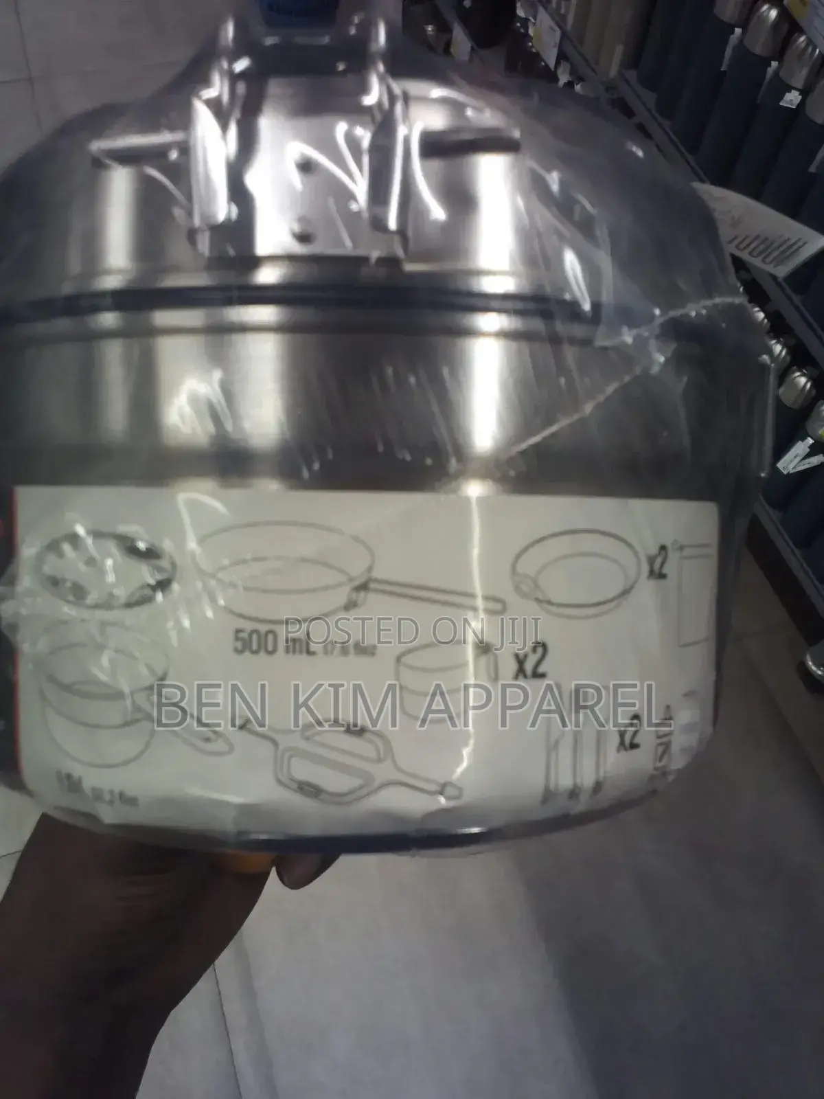 2 Persons Camping Cookware Stainless Steel 15 PCS Set Non Stick