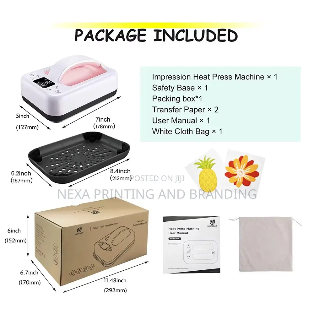 Small Portable Diy Heat Press Machine
