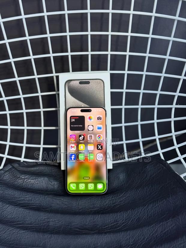 Apple iPhone 15 Pro Max 256 GB Silver - thumbnail 3