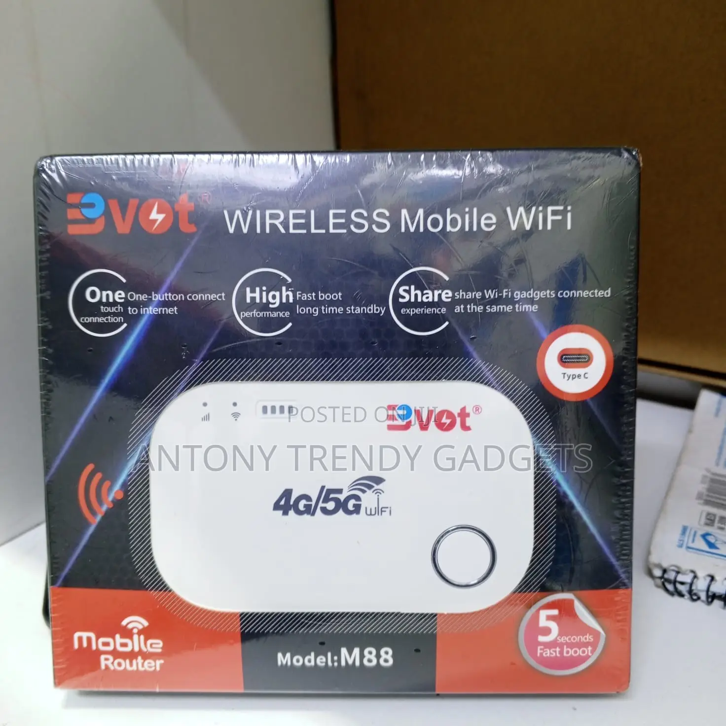 Bvot 4g Lte Mifi Pocket Wifi – Safaricom & Airtel Compatible
