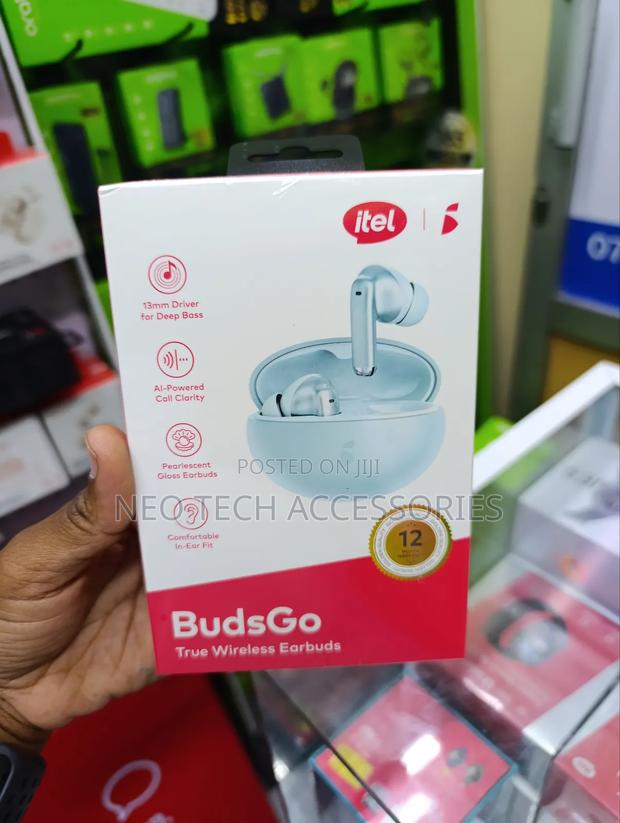 Itel Budsgo True Wireless Earbuds (Colour: Blue Haze) - thumbnail 2