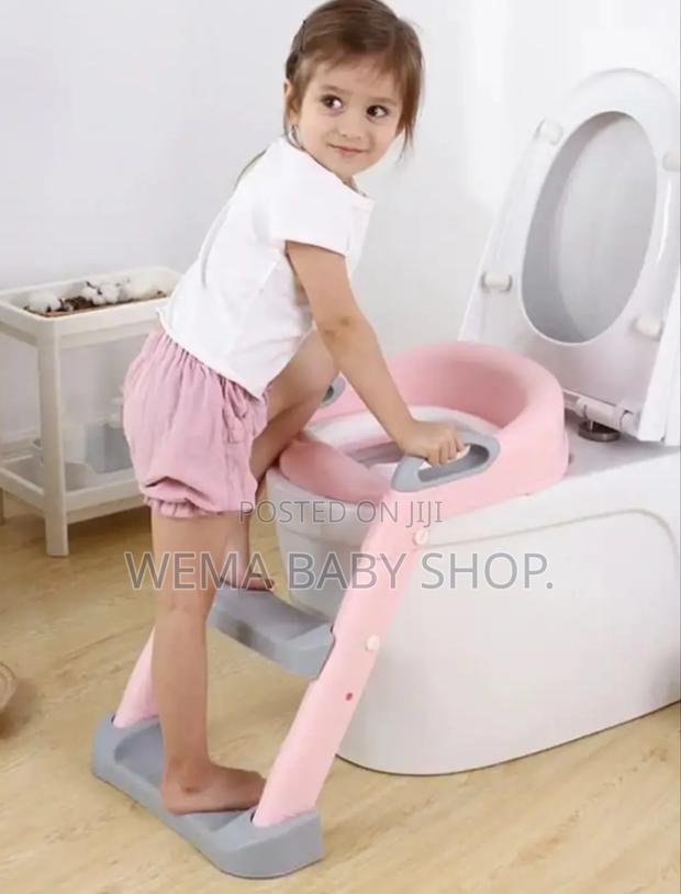 Toddler Potty Training Seat With a Step Stool Ladder. - thumbnail 3