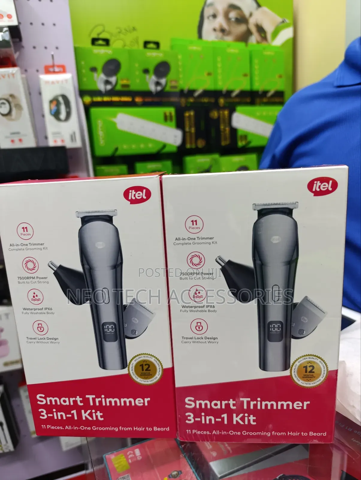 Itel Smarttrimmer 3-in-1 Kit (Clipper, Trimmer, Nose Trimmer)