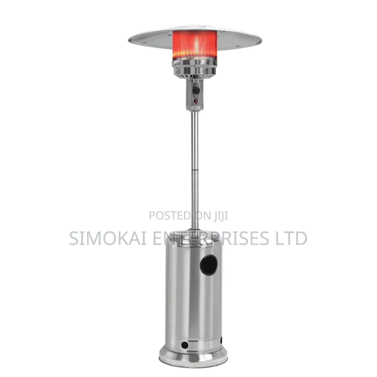 Alva Gas Patio Heater - Bronze Hammertone Cabinet