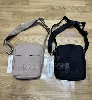 Fear of God Essentials Black Shoulder Bag.