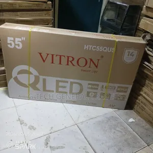 Vitron 55inch Qled Smart Android Youtube,Netflix, Frameless Tv