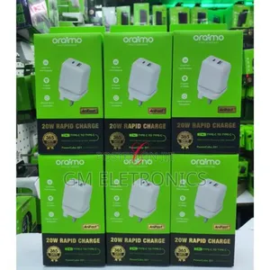 Oraimo (Ocw-5203ucc) 20w Rapid Charger Dual Port Fast Charging.