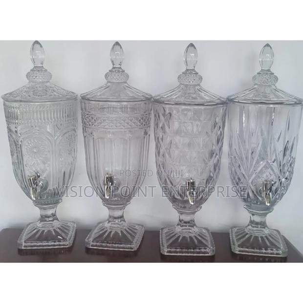 Thick Clear Glass 3l Juice Dispenser