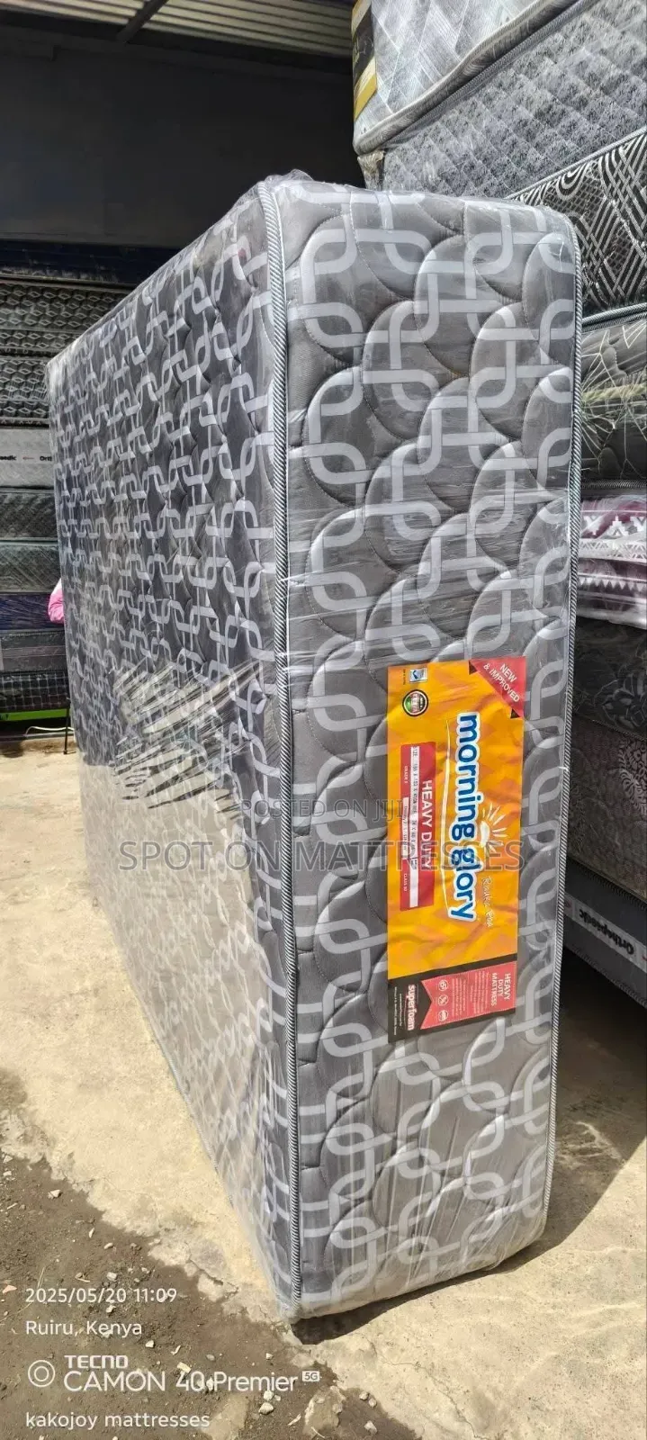 Heavyweight 16inches Thick Mattresses - Available Sizes 5x6 and 6x6.