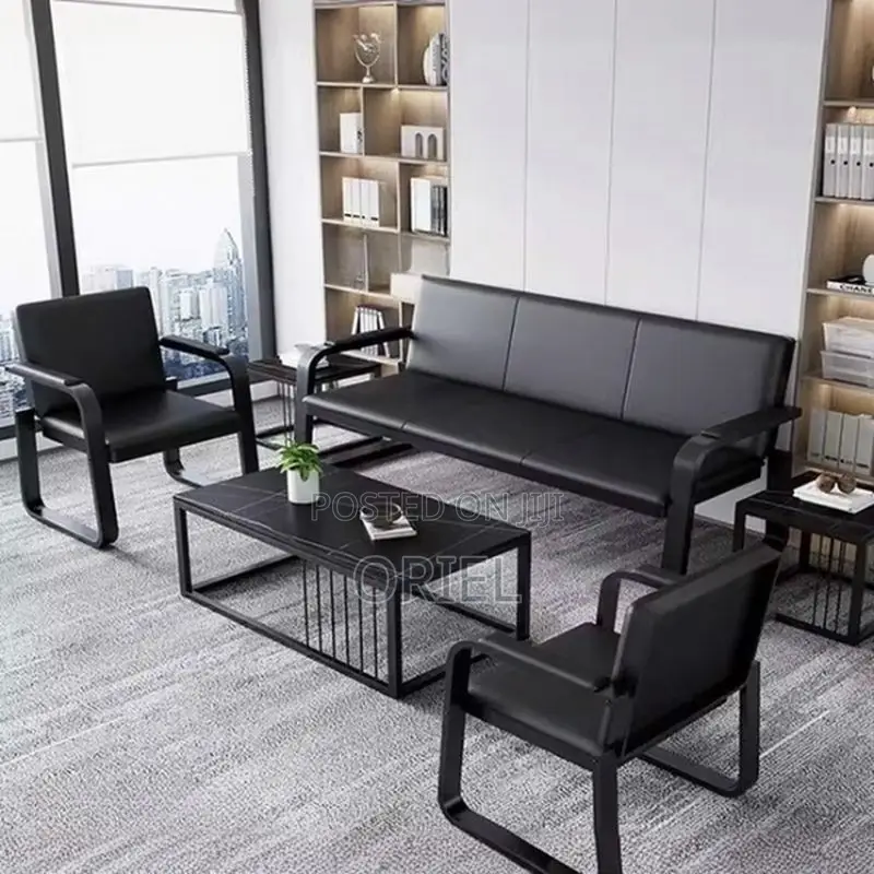 Office 5-Seater Reception Sofa Set