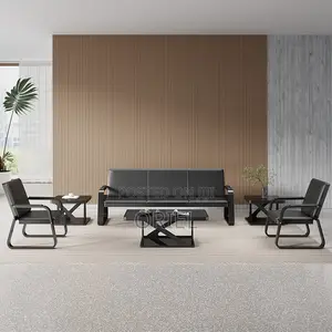 Office 5-Seater Reception Sofa Set