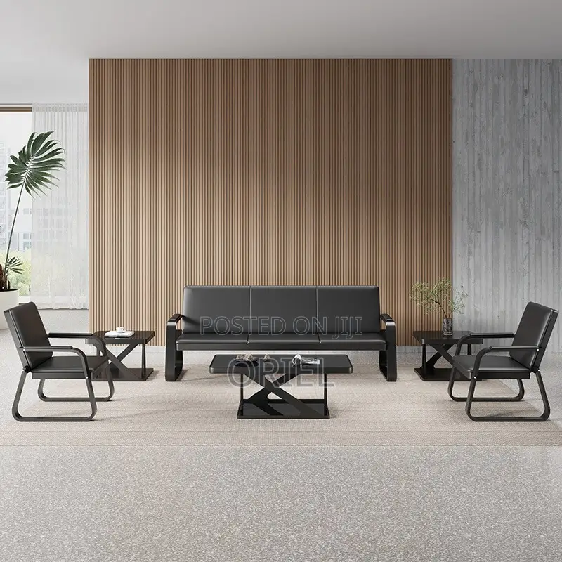 Office 5-Seater Reception Sofa Set