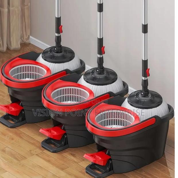 Bucket Foot Pedal Spin Mop - main view