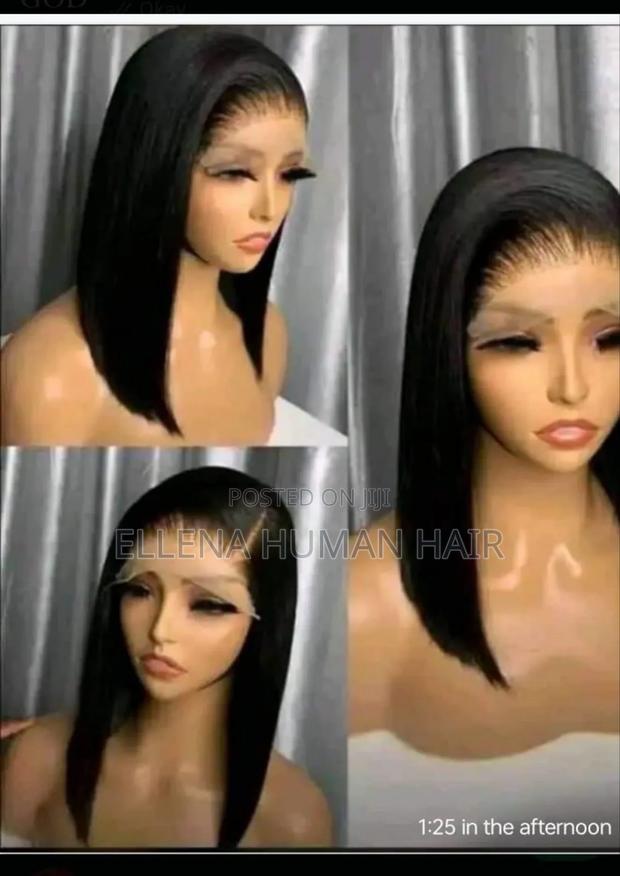 Ellena Human Hair Bob Wigs - main view