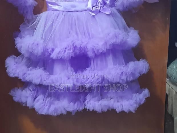 Buy Kid Girls Long Net Stylish Frock Dress - main view