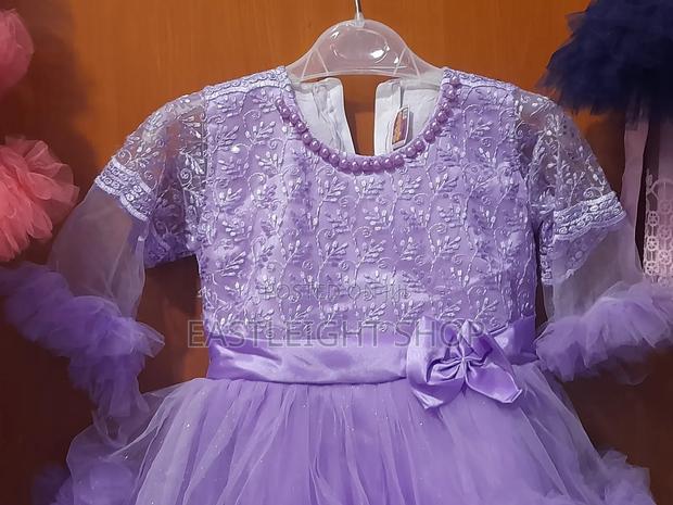 Buy Kid Girls Long Net Stylish Frock Dress - thumbnail 2