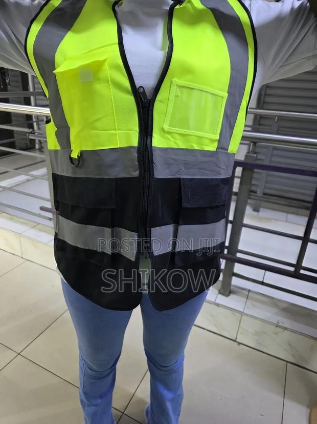 Reflective Jacket With Zip, Pocket - main view