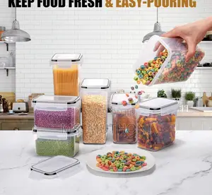 Bpa Free 7pcs Food/Pantry Storage Containers*
