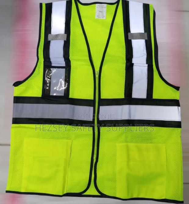 Mesh Or Perforated Reflective Vest - main view