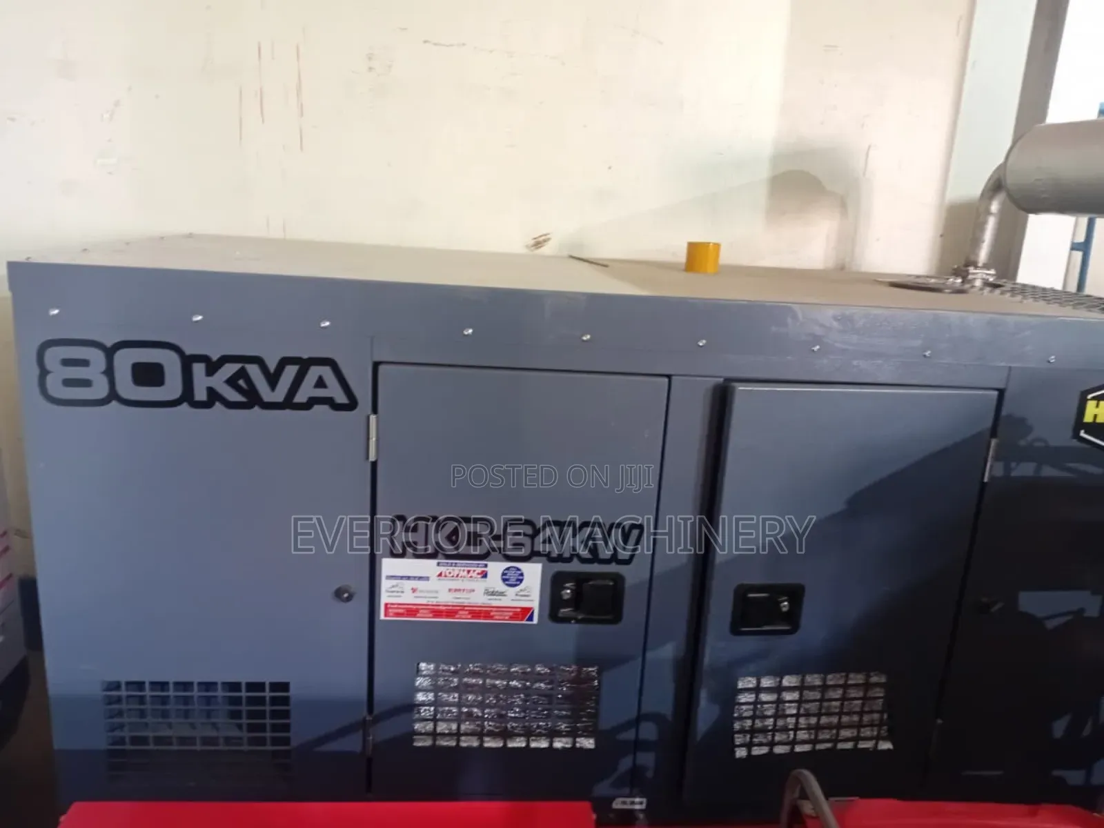 80kva Hisaki Japan Diesel Super Silent Generator With Inbuilt Ats.