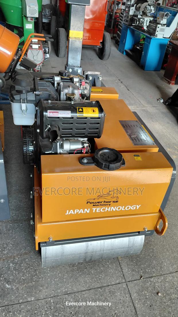 Commercial Diesel Powered Double Drum Roller Machine Best Quality. - thumbnail 2