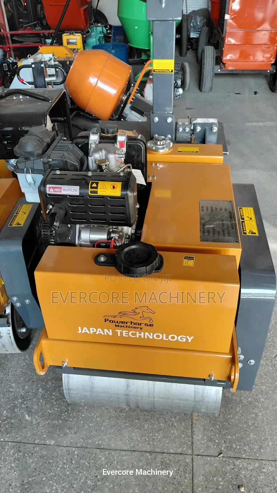 Commercial Diesel Powered Double Drum Roller Machine Best Quality.