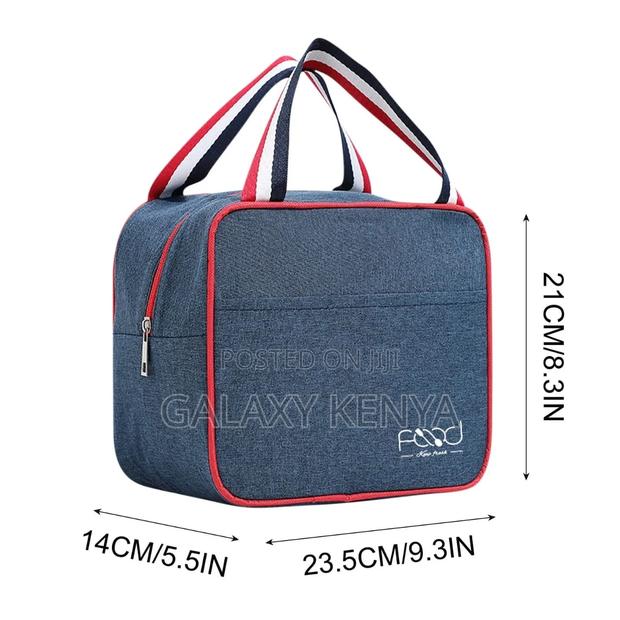 6l Insulated Square Lunch Bag With Carry Handles - thumbnail 6